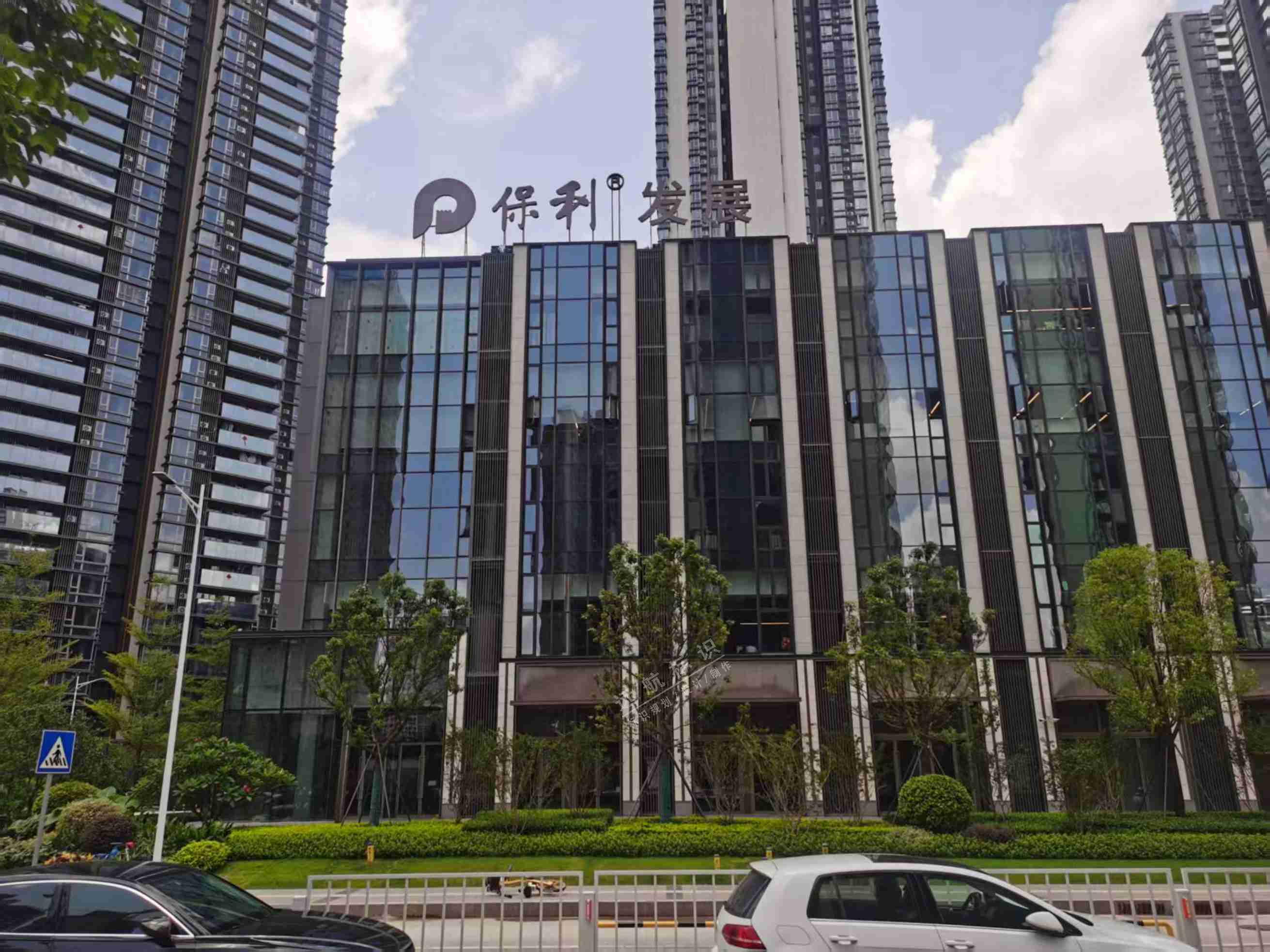 東莞市保利天際辦公室樓體發(fā)光字標(biāo)識(shí)